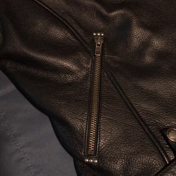 Harley-Davidson Belted Leather Jacket - Picture 8 of 13